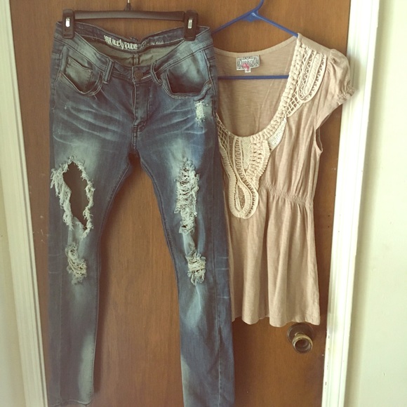 Machine Denim - Distressed Machine jeans